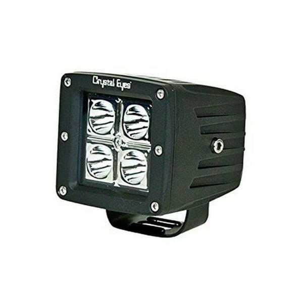 Ipcw Universal 3 in. Square Cree 4-LED 30-Degree Spot Light W100420-30